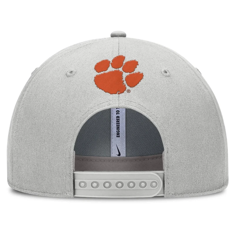 Nike Clemson Tigers 2025 Sideline Dust Pinched Rise Adjustable Hat