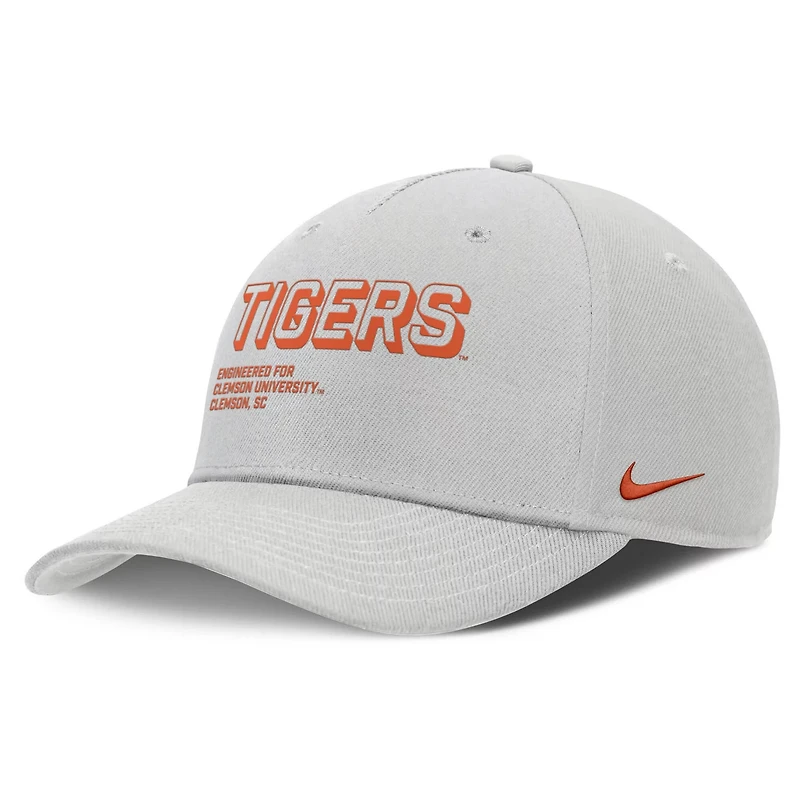 Nike Clemson Tigers 2025 Sideline Dust Pinched Rise Adjustable Hat