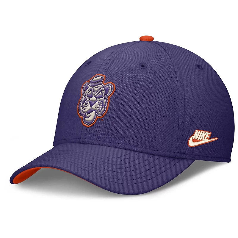 Nike Clemson Tigers Legacy Rise Performance Flex Hat