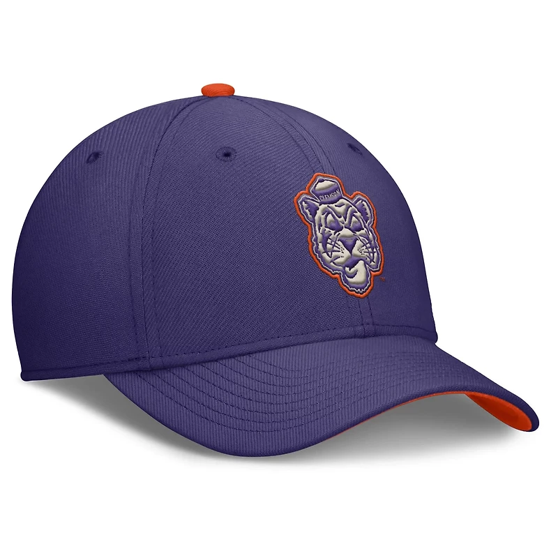 Nike Clemson Tigers Legacy Rise Performance Flex Hat