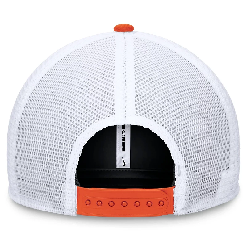 Nike Clemson Tigers Letter  Logo Trucker Adjustable Hat