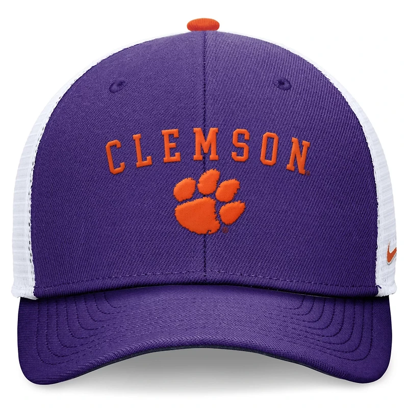 Nike Clemson Tigers Letter  Logo Trucker Adjustable Hat