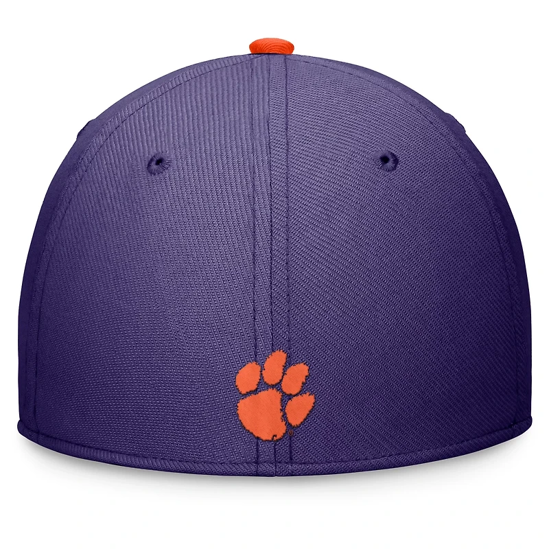 Nike Clemson Tigers Primetime Rise Swoosh Flex Hat