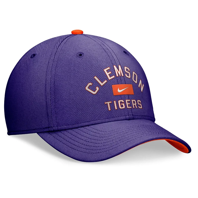 Nike Clemson Tigers Primetime Rise Swoosh Flex Hat
