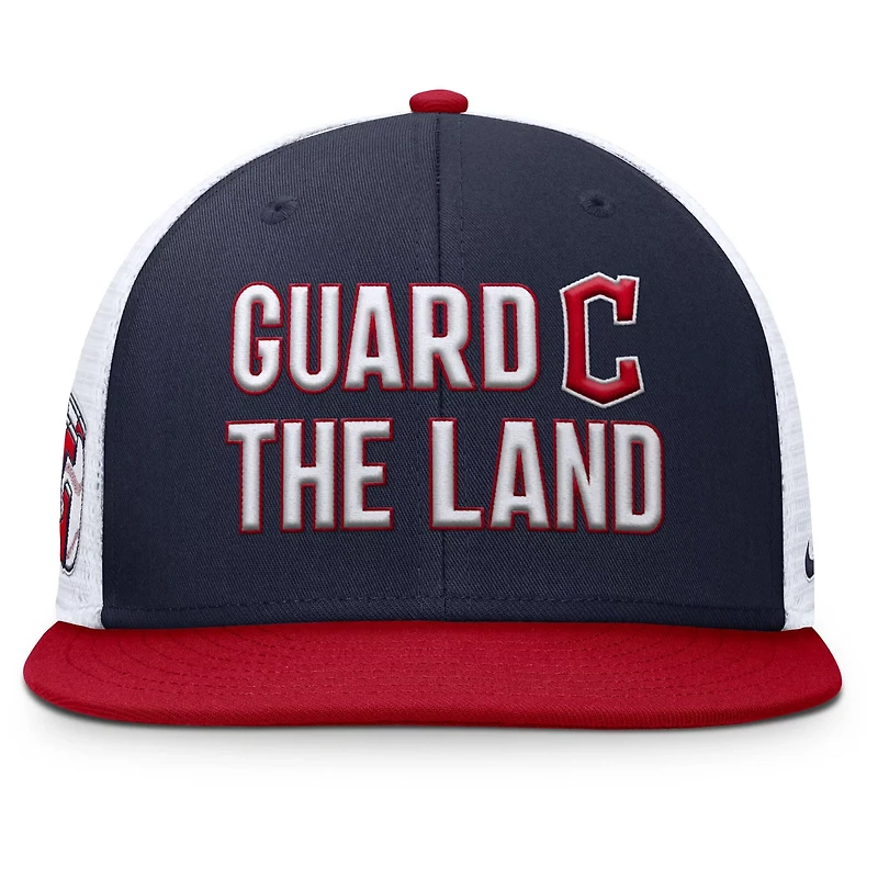 Nike Cleveland Guardians Pro Trucker Snapback Hat