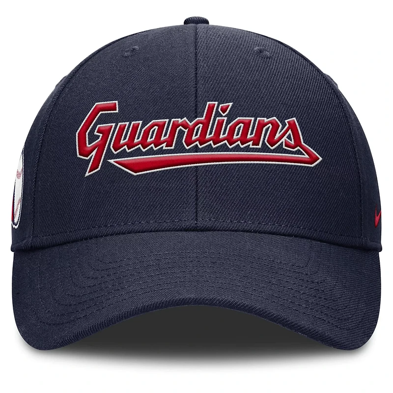 Nike Cleveland Guardians Rise Gaberdine Adjustable Hat