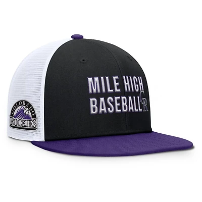 Nike Colorado Rockies Pro Trucker Snapback Hat