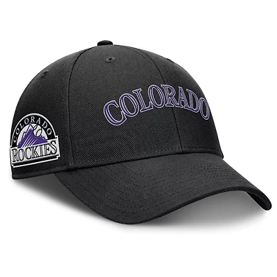 Nike Colorado Rockies Rise Gaberdine Adjustable Hat