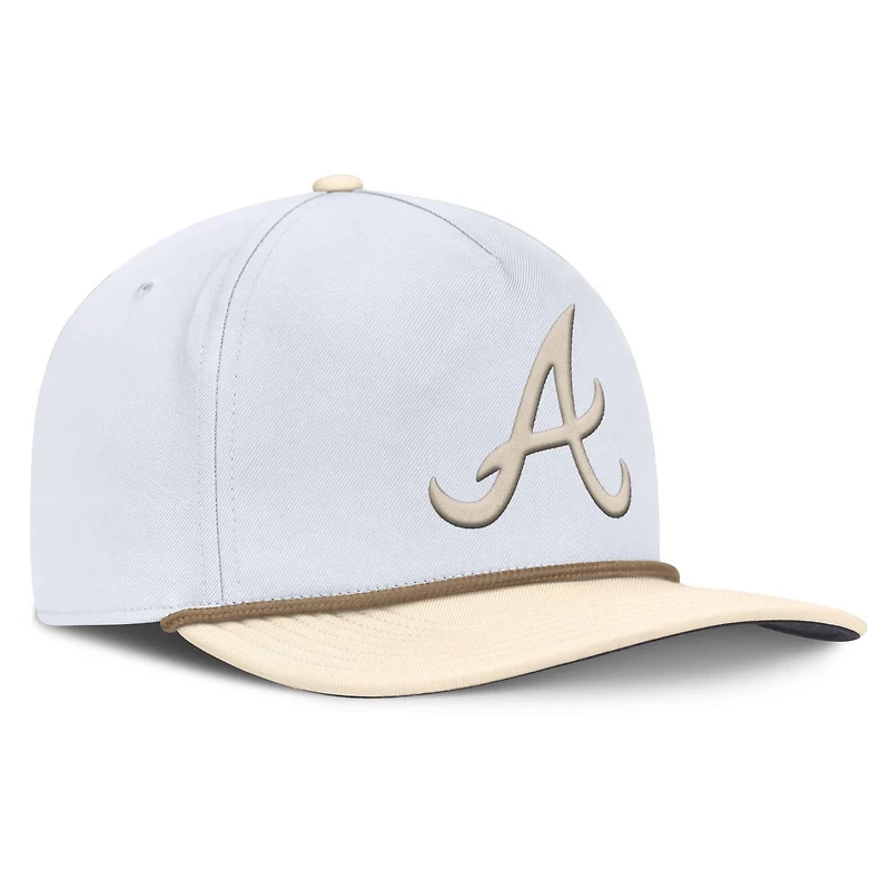 Nike Cream Atlanta Braves Pro Performance Snapback Hat