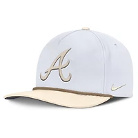 Nike Cream Atlanta Braves Pro Performance Snapback Hat