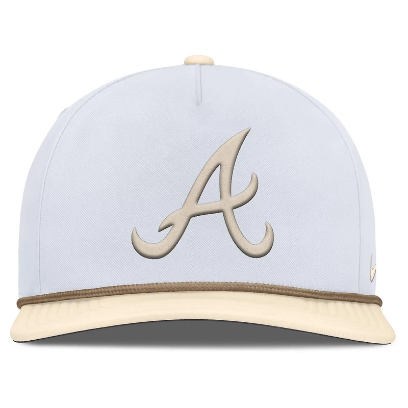 Nike Cream Atlanta Braves Pro Performance Snapback Hat