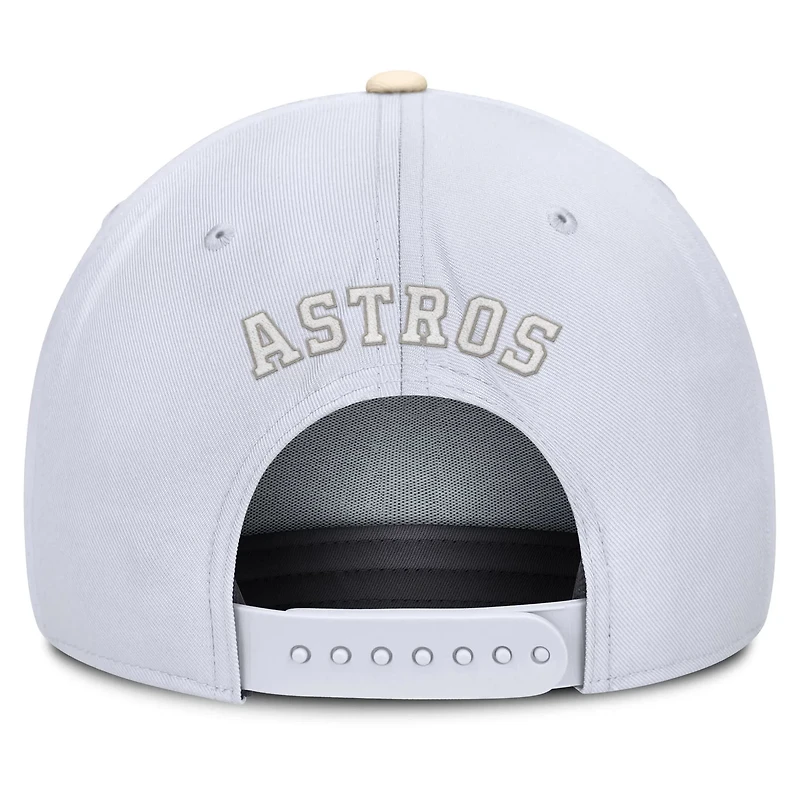 Nike Cream Houston Astros Pro Performance Snapback Hat