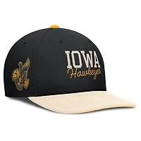 Nike Cream Iowa Hawkeyes Pro Legacy Script Snapback Hat