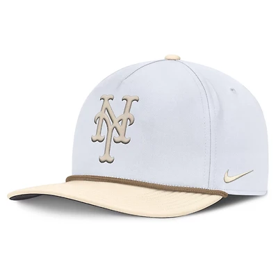 Nike Cream New York Mets Pro Performance Snapback Hat