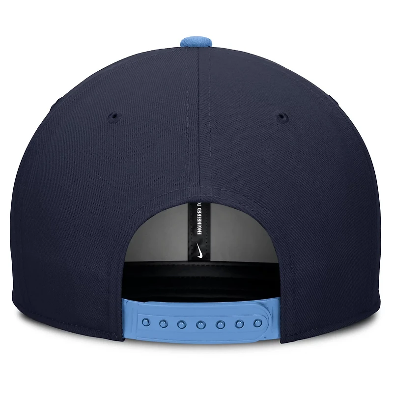 Nike Cream North Carolina Tar Heels Pro Legacy Script Snapback Hat