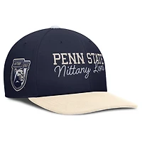 Nike Cream Penn State Nittany Lions Pro Legacy Script Snapback Hat