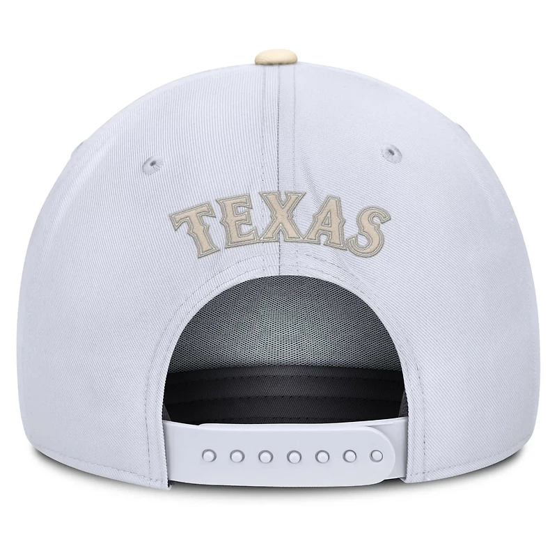 Nike Cream Texas Rangers Pro Performance Snapback Hat