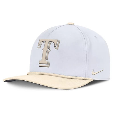 Nike Cream Texas Rangers Pro Performance Snapback Hat