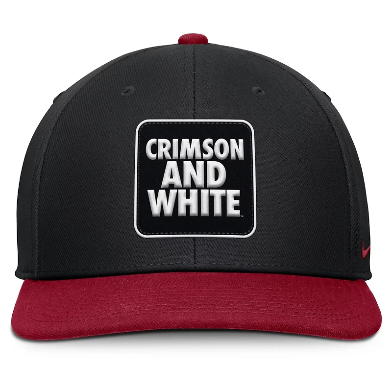 Nike Crimson Alabama Crimson Tide 2025 Sideline Campus Pro Local Snapback Hat