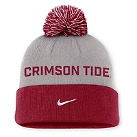 Nike Crimson Alabama Crimson Tide Primetime Peak Cuffed Knit Hat with Pom