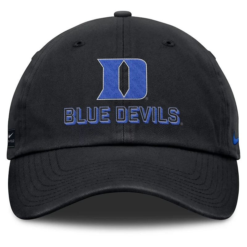 Nike Duke Blue Devils 2025 On-Field Club Adjustable Hat