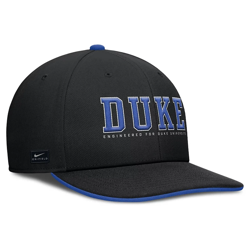 Nike Duke Blue Devils 2025 On-Field Pro Performance Adjustable Hat