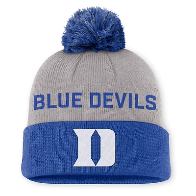 Nike Duke Blue Devils Primetime Peak Cuffed Knit Hat with Pom