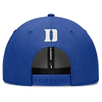 Nike Duke Blue Devils Slanted Primetime Rise Performance Adjustable Hat