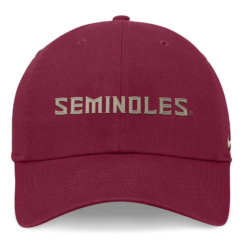 Nike Florida State Seminoles 2024 On-Field Club Adjustable Hat