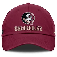 Nike Florida State Seminoles 2025 On-Field Club Adjustable Hat