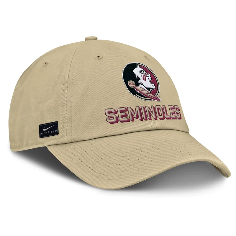 Nike Florida State Seminoles 2025 On-Field Club Adjustable Hat