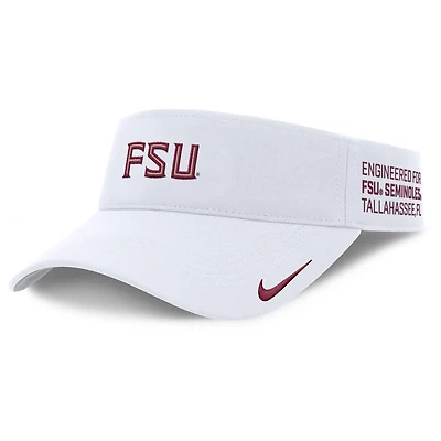 Nike Florida State Seminoles 2025 On-Field Gameday Performance Ace Adjustable Visor