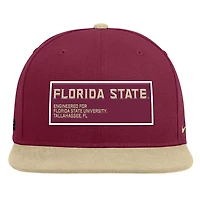 Nike Florida State Seminoles 2025 On-Field Patch Pro Dri-FIT Snapback Hat