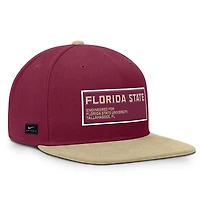 Nike Florida State Seminoles 2025 On-Field Patch Pro Dri-FIT Snapback Hat