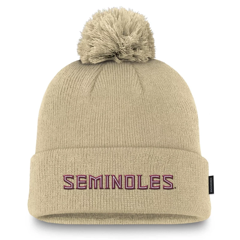 Nike Florida State Seminoles Peak Cuffed Knit Hat with Pom