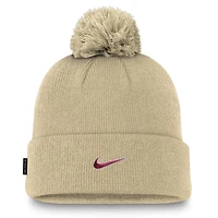Nike Florida State Seminoles Peak Cuffed Knit Hat with Pom