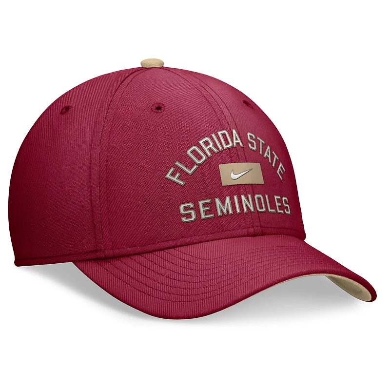 Nike Florida State Seminoles Primetime Rise Swoosh Flex Hat