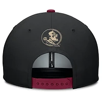 Nike Garnet Florida State Seminoles 2025 Sideline Campus Pro Local Snapback Hat