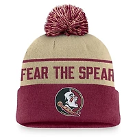 Nike /Garnet Florida State Seminoles Local Peak Cuffed Knit Hat with Pom