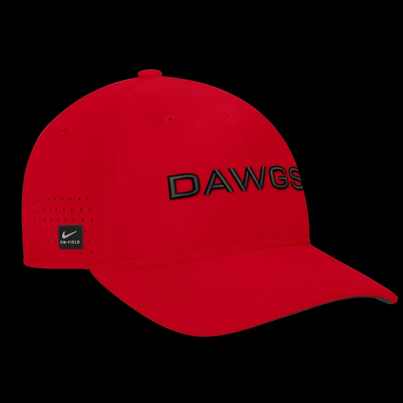 Nike Georgia Bulldogs Gameday Aerobill Swooshflex Dri-FIT Hat