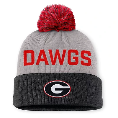 Nike Georgia Bulldogs Primetime Peak Cuffed Knit Hat with Pom