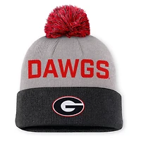 Nike Georgia Bulldogs Primetime Peak Cuffed Knit Hat with Pom