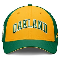 Nike Gold Oakland Athletics Rise Swoosh Performance Flex Hat