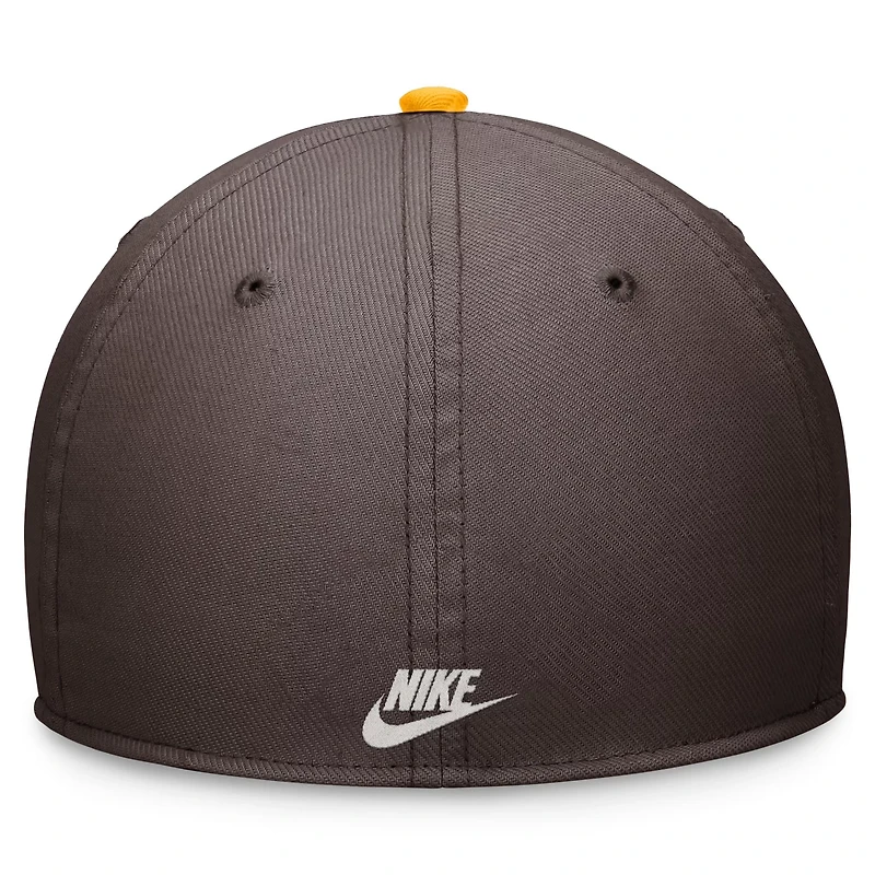 Nike Gold San Diego Padres Cooperstown Collection Rewind Swooshflex Performance Hat