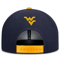 Nike Gold West Virginia Mountaineers 2025 On-Field Patch Pro Dri-FIT Snapback Hat