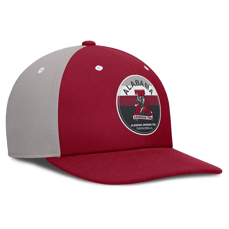 Nike Gray Alabama Tide Prep Pro Performance Snapback Hat