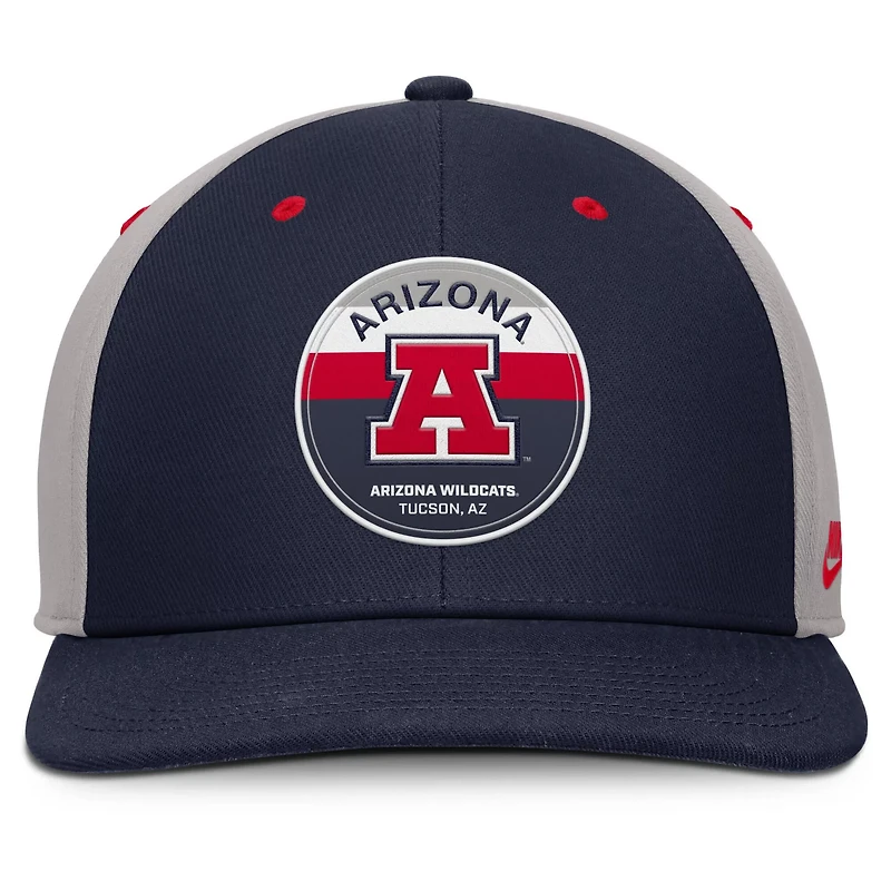 Nike Gray Arizona Wildcats Prep Pro Performance Snapback Hat