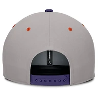 Nike Gray Clemson Tigers Prep Pro Performance Snapback Hat