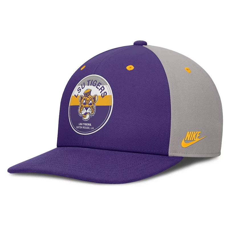 Nike Gray LSU Tigers Prep Pro Performance Snapback Hat