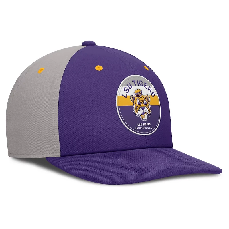 Nike Gray LSU Tigers Prep Pro Performance Snapback Hat
